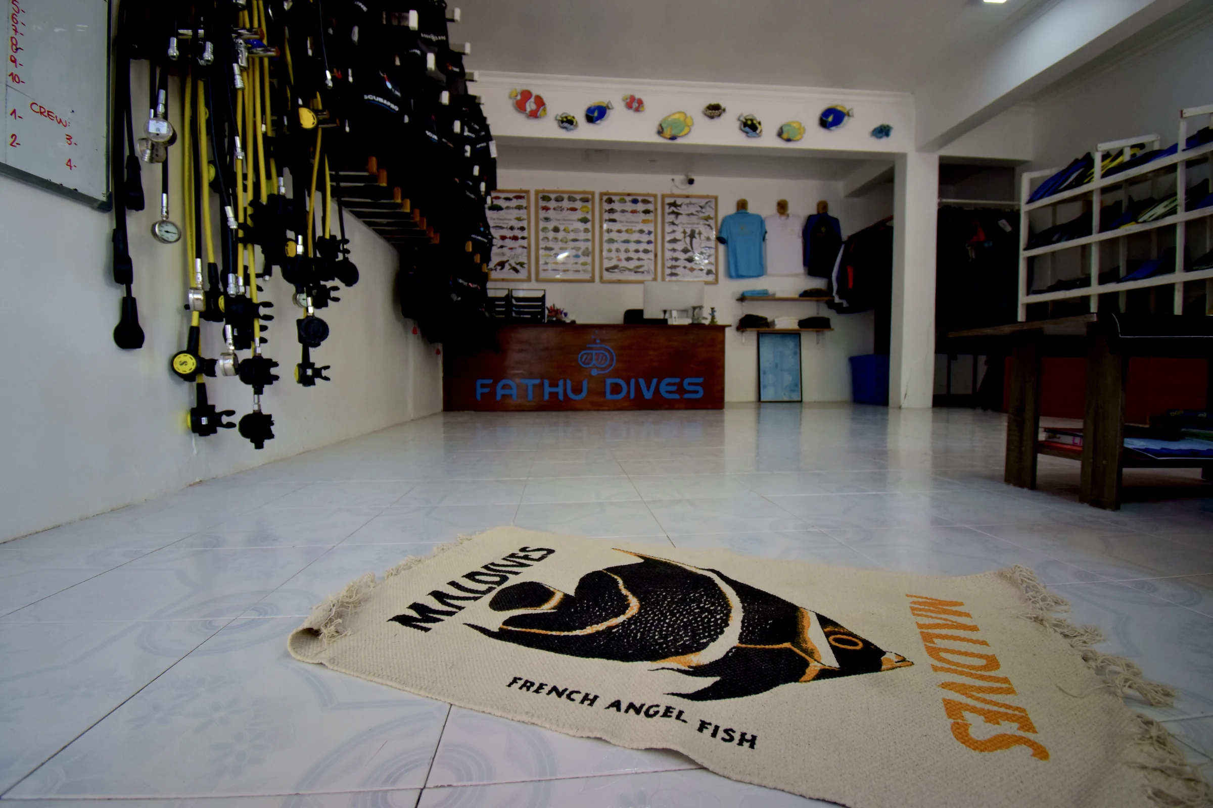 The Fathu Dives base ready to welcome guests.